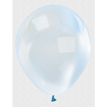 Mavi Renk Ekstra Şeffaf Lateks Balon 100 Adet