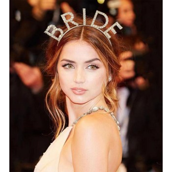 Bekarlığa Veda Mega Boy Kristal Taşlı Altın Gold Bride Taç Gelin ..