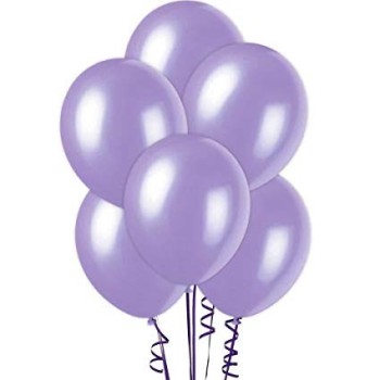 Metalik Balon Mor Renk 100 Adet