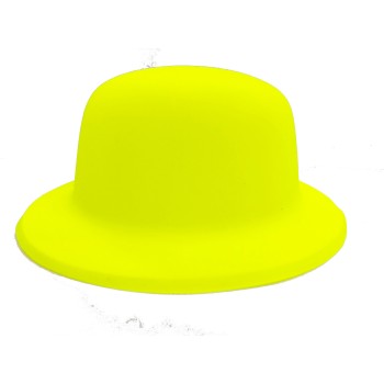 Neon Renk Plastik Melon Şapka Sarı Renk