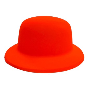 Neon Renk Plastik Melon Şapka Turuncu Renk