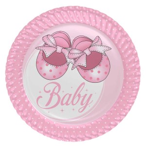 Pembe Patikler Karton Tabak 8Li