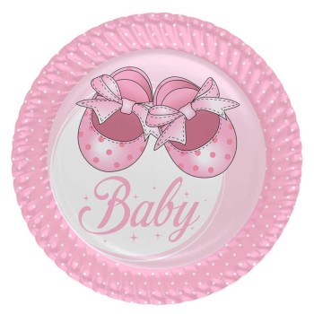 Pembe Patikler Karton Tabak 8Li