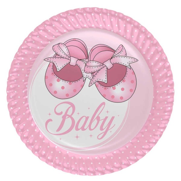 Pembe Patikler Karton Tabak 8Li