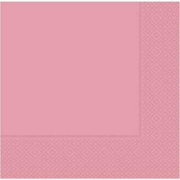 Pembe Renk Çift Katlı Kağıt Peçete 20 Adet