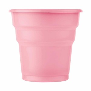 Plastik Meşrubat Bardağı Pembe 180Cc-7Oz 25Li