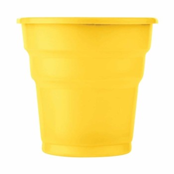 Plastik Meşrubat Bardağı Sarı 180Cc-7Oz 25Li