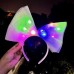Rengarenk Led Işıklı Fiyonk Şekilli Tül Parti Tacı Beyaz Renk 25X25 Cm