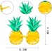 Tropikal Hawaii Ananas Şekilli Parti Gözlüğü 9.5 X 14 Cm