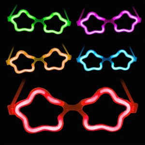 Yıldız Glow Gözlük - Yıldız Şekilli Glow Gözlüğü - Glow Partisi G..