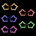 Yıldız Glow Gözlük - Yıldız Şekilli Glow Gözlüğü - Glow Partisi Gözlük 12 Adet