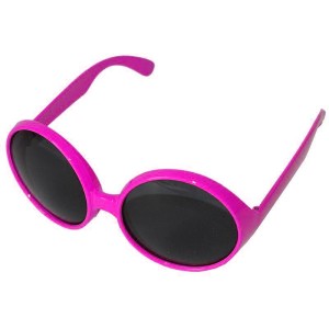 Yuvarlak Yeşilçam 80 Li 90 Lı Yıllar Parti Gözlüğü Retro Pembe Re..